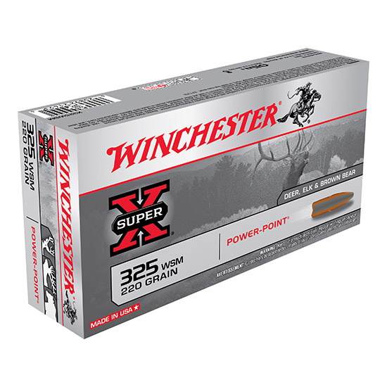 WIN SUPER-X 325WSM 220GR POWER POINT 20/10 - Ammunition